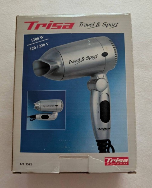 Trisa - "Travel & Sport" - hajszárító - 1200W -
