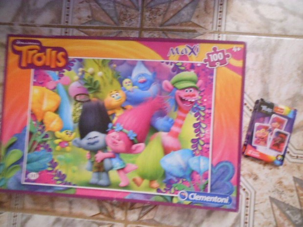 Troll clementoni 100 db os cuki puzzle krtyval