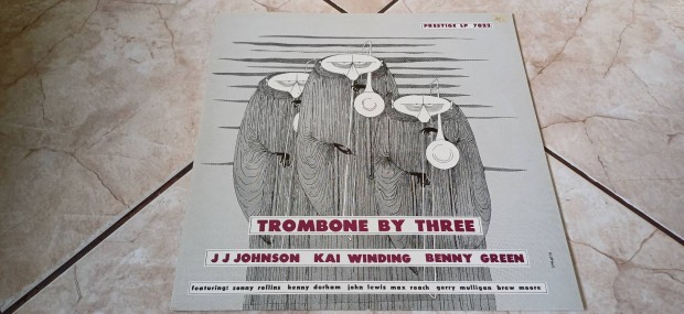 Trombone by three jazz bakelit hanglemez