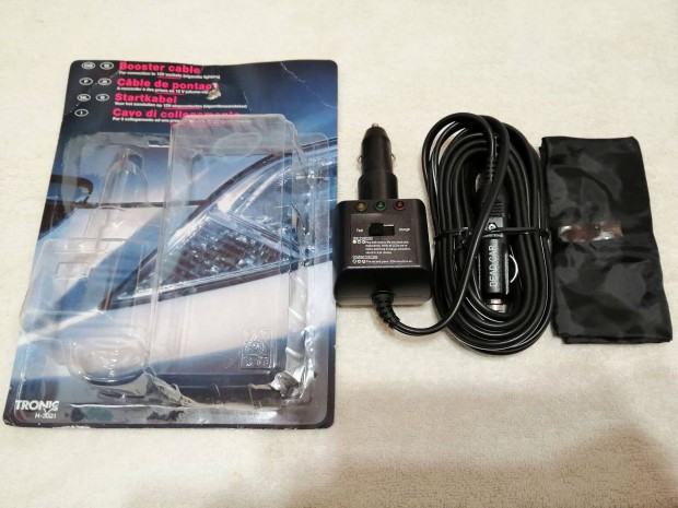 Tronic H-3031 szivargyújtós bikázó, indítókábel, bikakábel