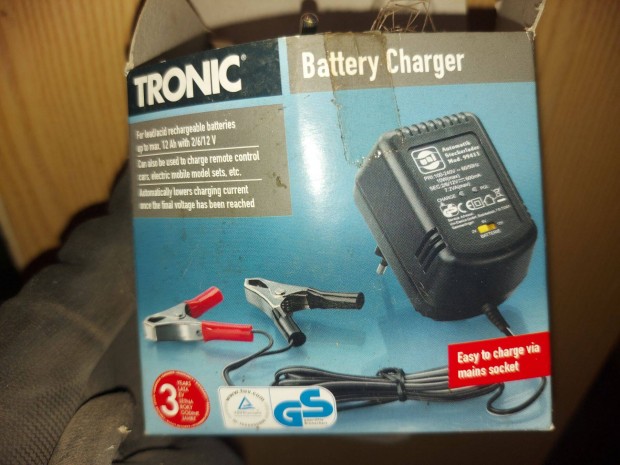 Tronic battery charger akkumulátor töltő motorkerékpár zselés 3990Ft