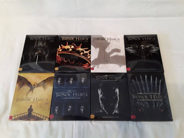 Trnok harca (Game of Thrones) 1-8. vad teljes sorozat dszdobozos