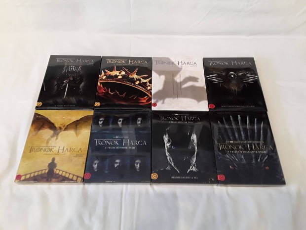 Trnok harca blu ray (Game of Thrones) 1-8. vad dszdobozos kiads