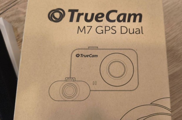 Truecam M7 GPS dual autós menetrögzítő kamera első hátsó