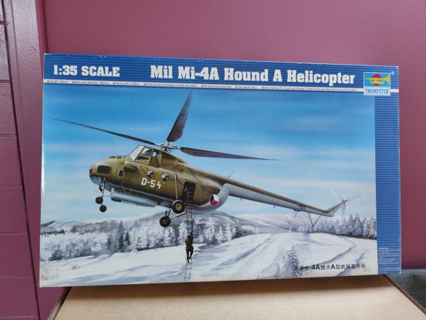 Trumpeter 05101 Mil Mi-4A helikopter makett 1:35