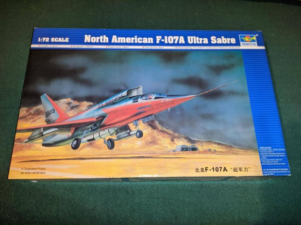 Trumpeter F-107 Ultra Sabre makett 1:72