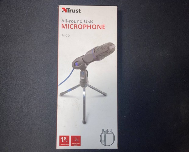 Trust mikrofon tripod lvnnyal + USB-Hangkrtyval