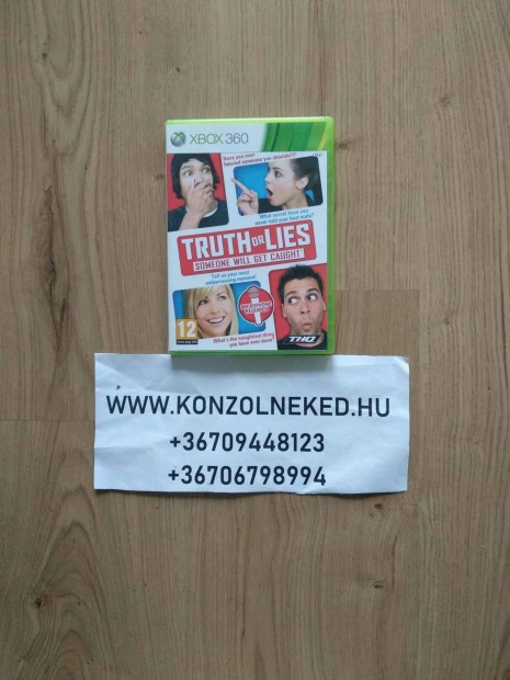 Truth or Lies eredeti Xbox 360 jtk