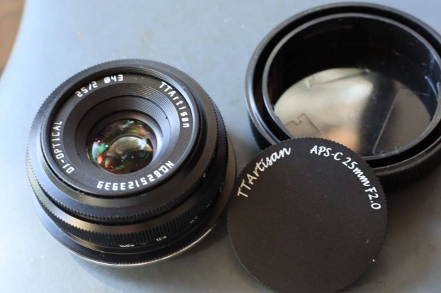 Ttartisan 25mm f2.0 Canon R RF RF-S MILC új manuális objektív eladó