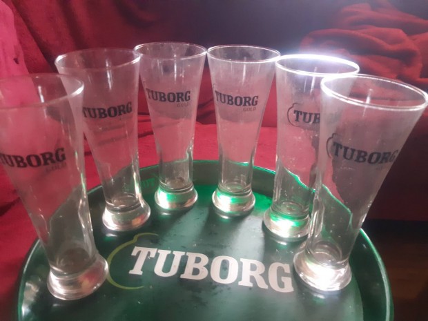 Tuborg j pohrkszlet 6db 