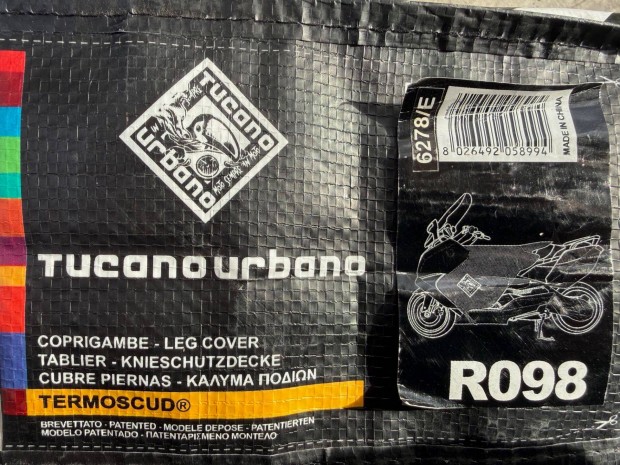 Tucano Urbano R098 lábtakaró BMW C650 GT robogóra