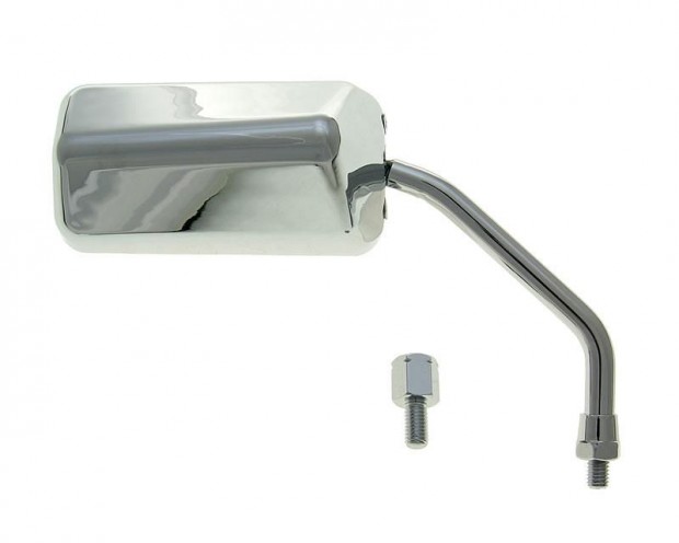 Tükör F1 bal / jobb, M8 rövid jobb kezes menetes, csomagban adapter, k