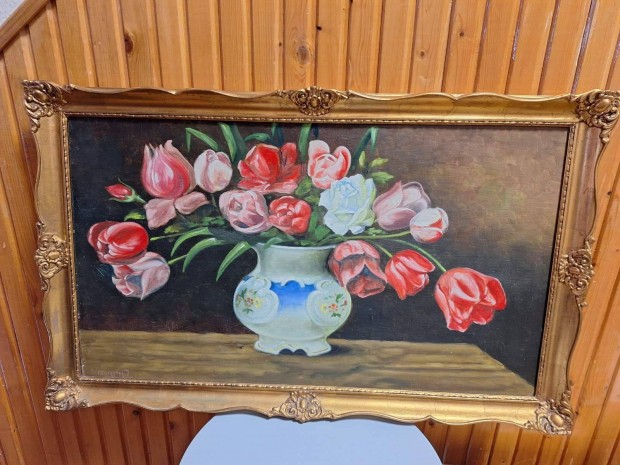 Tulipán festmény eladó