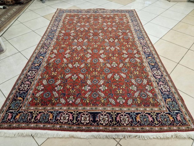 Tulipnos tabriz 163x260 irni kzi gyapj perzsa sznyeg BFZ801