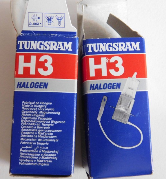 Tungsram H3-as halogn izz