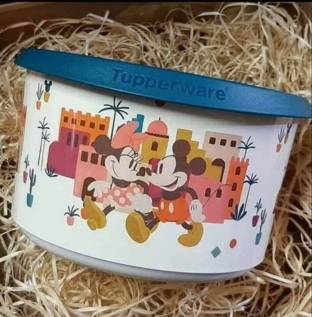 Tupperware Mickey egeres kerek trol 1,4l j, akcis