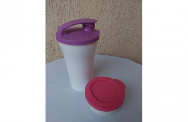 Tupperware Tripla Klikk Pohr 800 ml s Tripla Desszertes Kehely 200 m