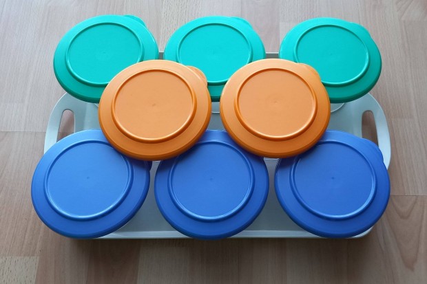 Tupperware desszert / fagylalt kehely szett, 16 db-os, lezrhat tet