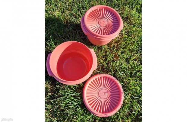 Tupperware kis Napsugár tál szett 2db Új, akciós