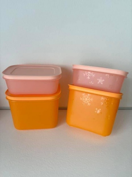 Tupperware kisebb fagyaszttrs szett 4db j, akcis