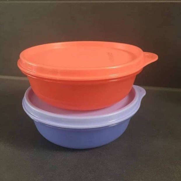 Tupperware sznes saltk szett 2db lila-korall j, akcis