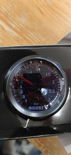 Turbónyomás mérő óra 3 BAR full Analog turbo ora Új