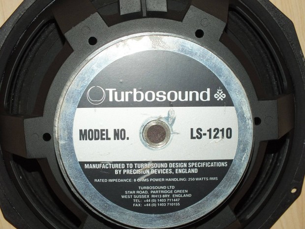 Turbosound 12" hangszr