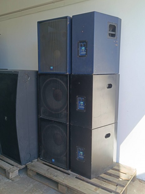 Turbosound live hangrendszer elado. 4db 18 colos sub  4db 15 col top.