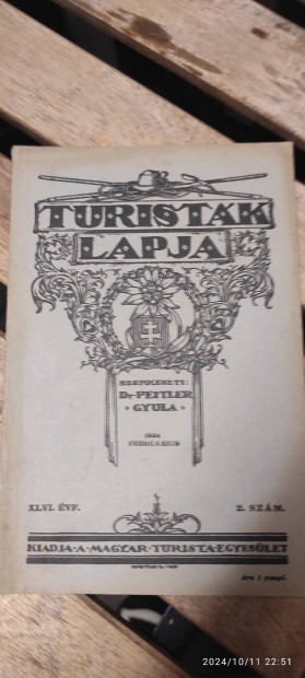 Turistak Lapja folyirat 1936 februri szma 