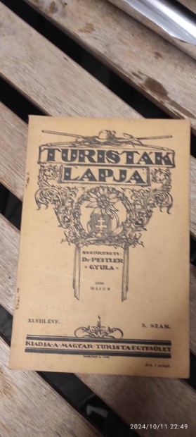 Turistak Lapja folyirat 1936 mjusi szma 