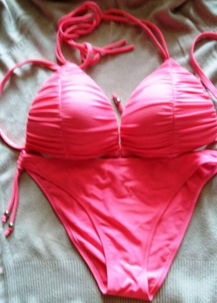 Trkizzld, pink bikini szett