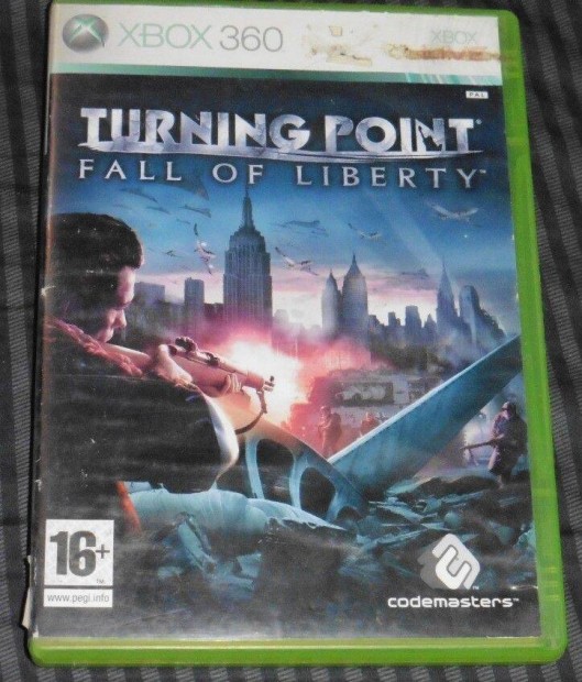 Turning Point Fall of Liberty (háborús, lövöldözős) Gyári Xbox 360 Já