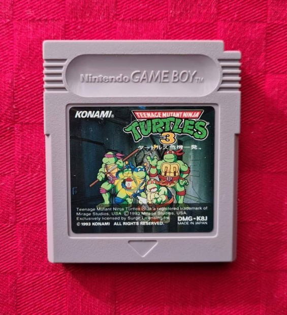 Turtles 3 (Nintendo Game Boy) gameboy color advance III