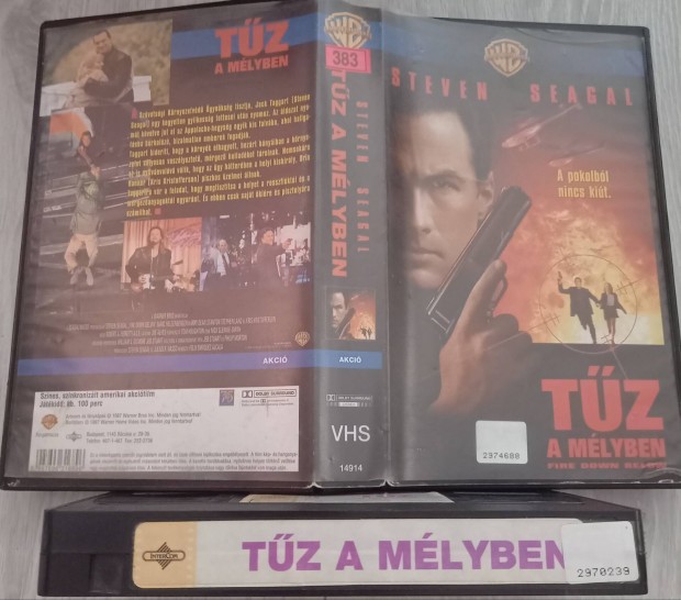 Tz a mlyben - akci vhs - Steven Segal