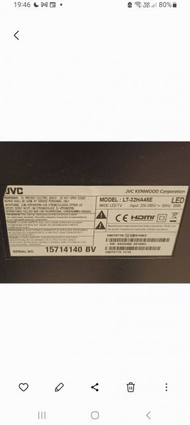 Tv Led 82cm-es olaj nlkli st