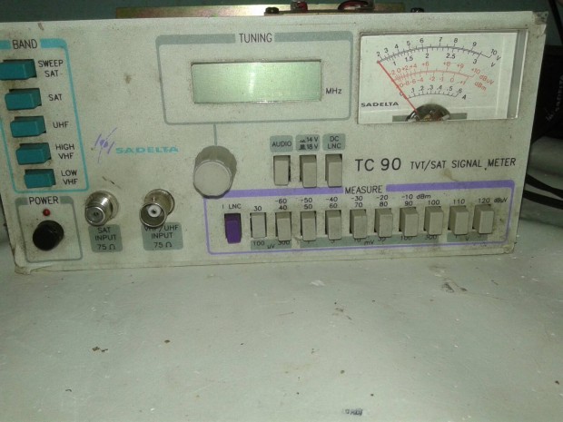 Tv/SAT signal meter