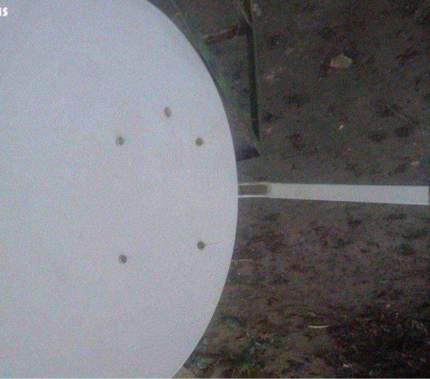 Tv antenna parabola kltri