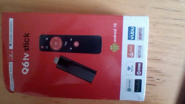 Tv stic q6 android 10 Start streaming Hd 2GB Ram 16GB Rom Google Assta