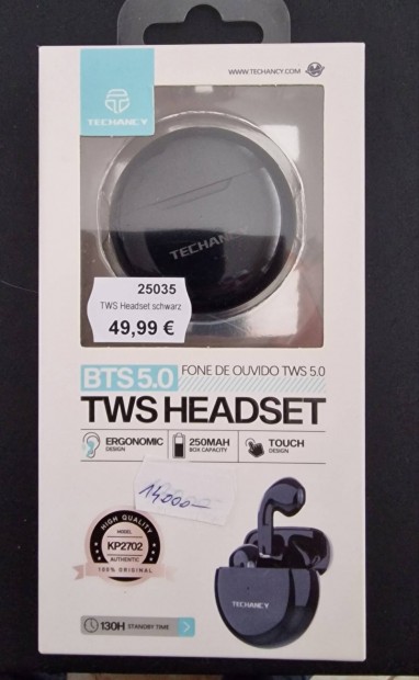 Tws Bluetooth headszet 