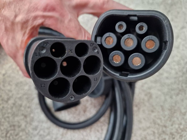 Type 2 - Type 2 AC utcai töltőkábel 5m