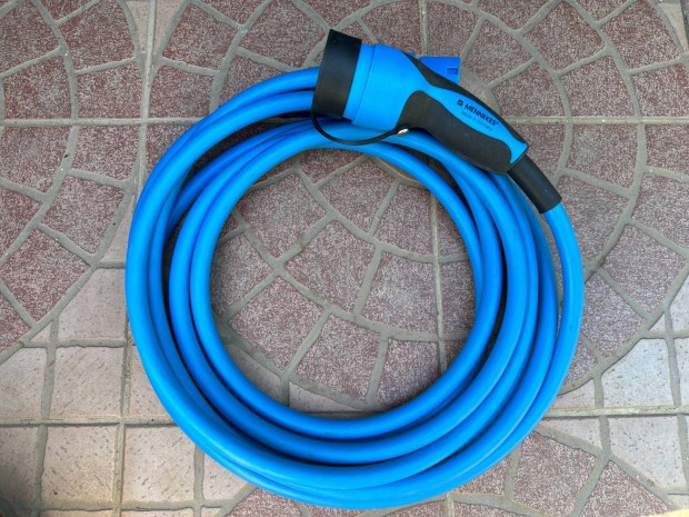 Type 2 utcai tlt kbel gyri 7,5 mteres 3X32A 22KW Mennekes 60e