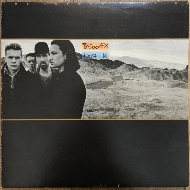 U2 The Joshua Tree bakelit lemez, hanglemez LP (1007)