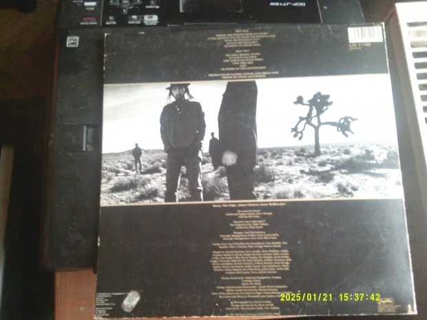 U2 The joshua tree bakelit LP