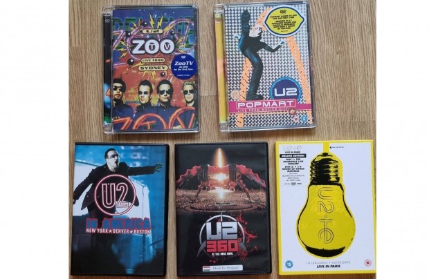 U2 koncert DVD-k jszer llapotban