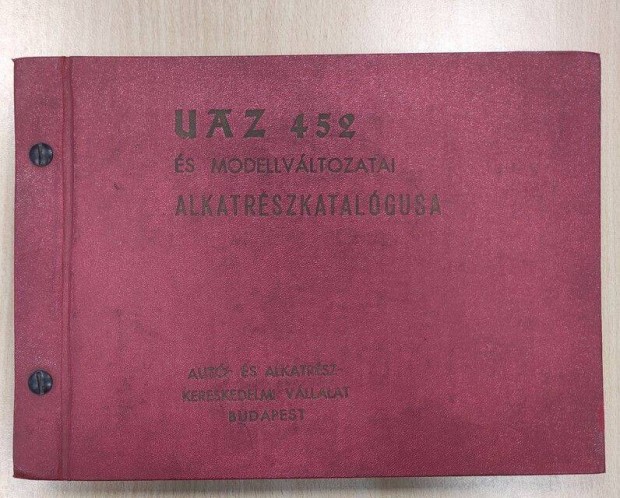 UAZ 452 Kisteheraut alkatrszkatalgus