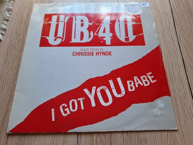 UB 40 - I got you babe maxi bakelit lemez! LP