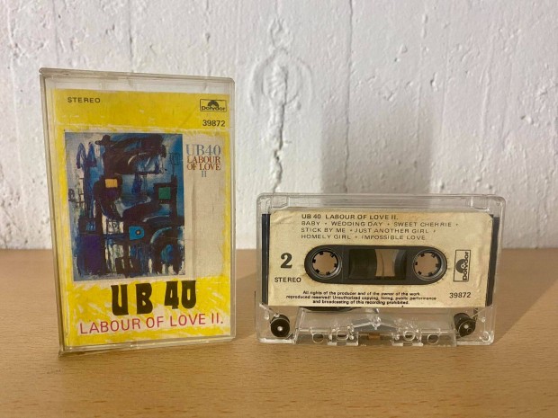UB 40 - Labour of Love II. műsoros audio magnókazetta