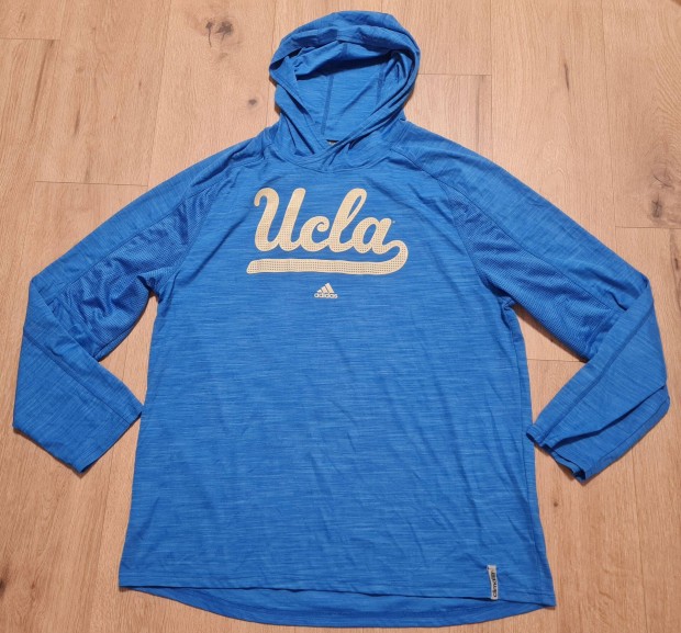 UCLA adidas Climalite frfi kapucnis vkony hosszujj pulcsi pl XL