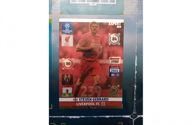 UEFA Champions League 2014-2015 Adrenalyn Steven Gerrard krtya