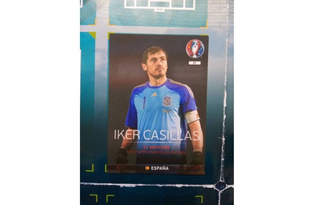 UEFA EURO 2016 Adrenalyn XL Iker Casillas Legend focis krtya